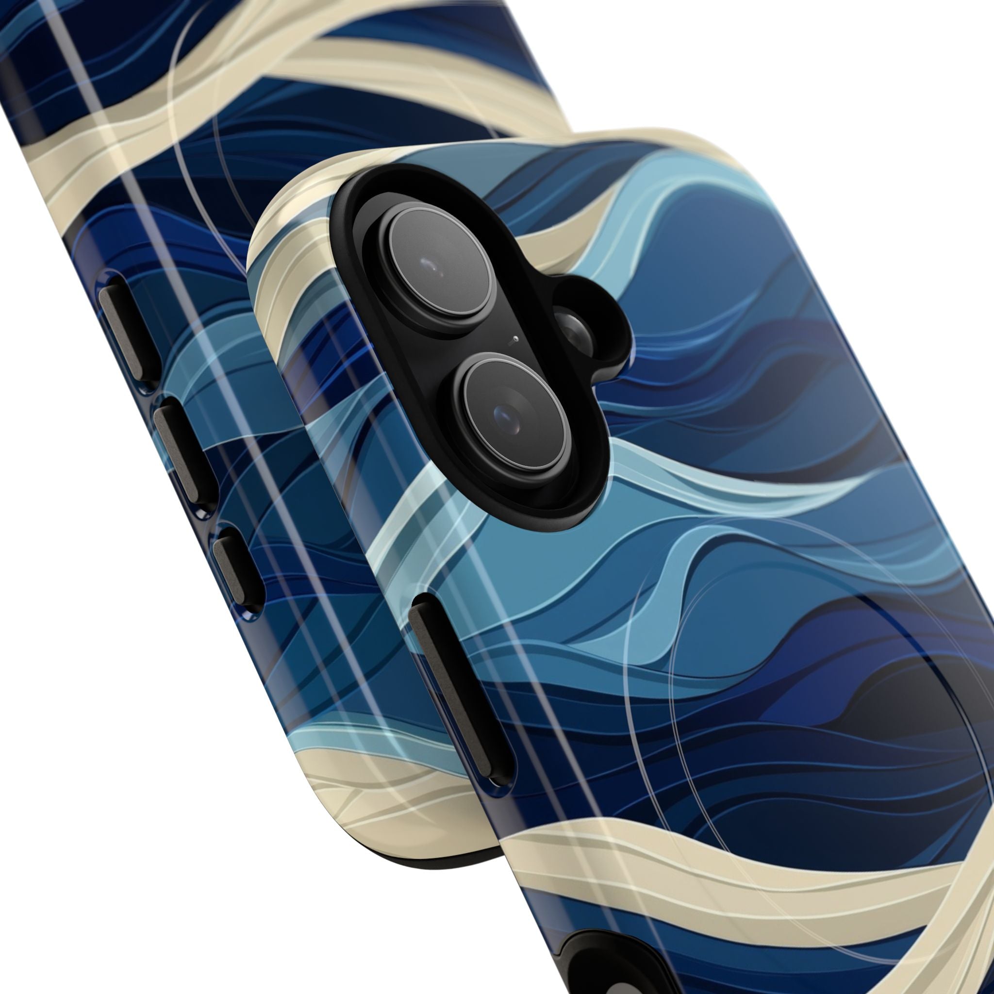 Cobalt Coast Layers · Coque de téléphone Tough+ pour iPhone · Magsafe