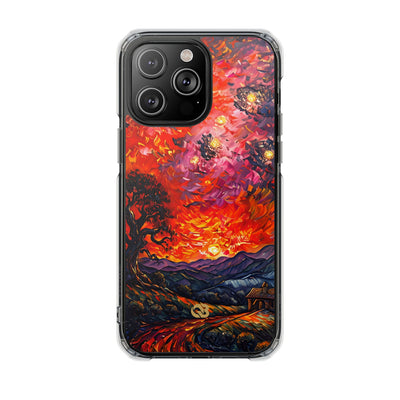 Molten Sky Tree · Impact Phone Case for iPhone · Magsafe