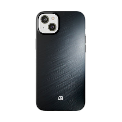 Brushed Obsidian Steel · Lite Phone Case for iPhone ·  Grey