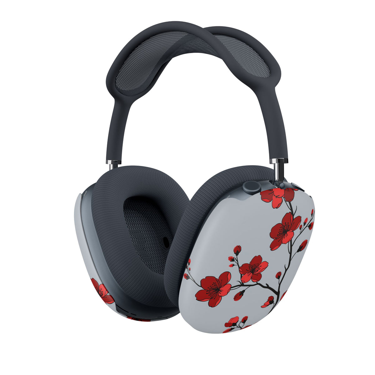 Scarlet Plum Blossom · Hard Case for AirPods Max · Red