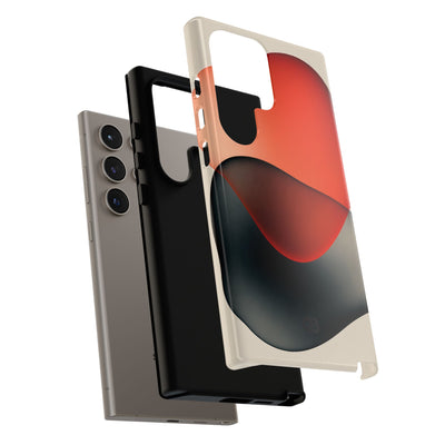 Translucent Crimson Form · Tough Phone Case for Samsung · Red
