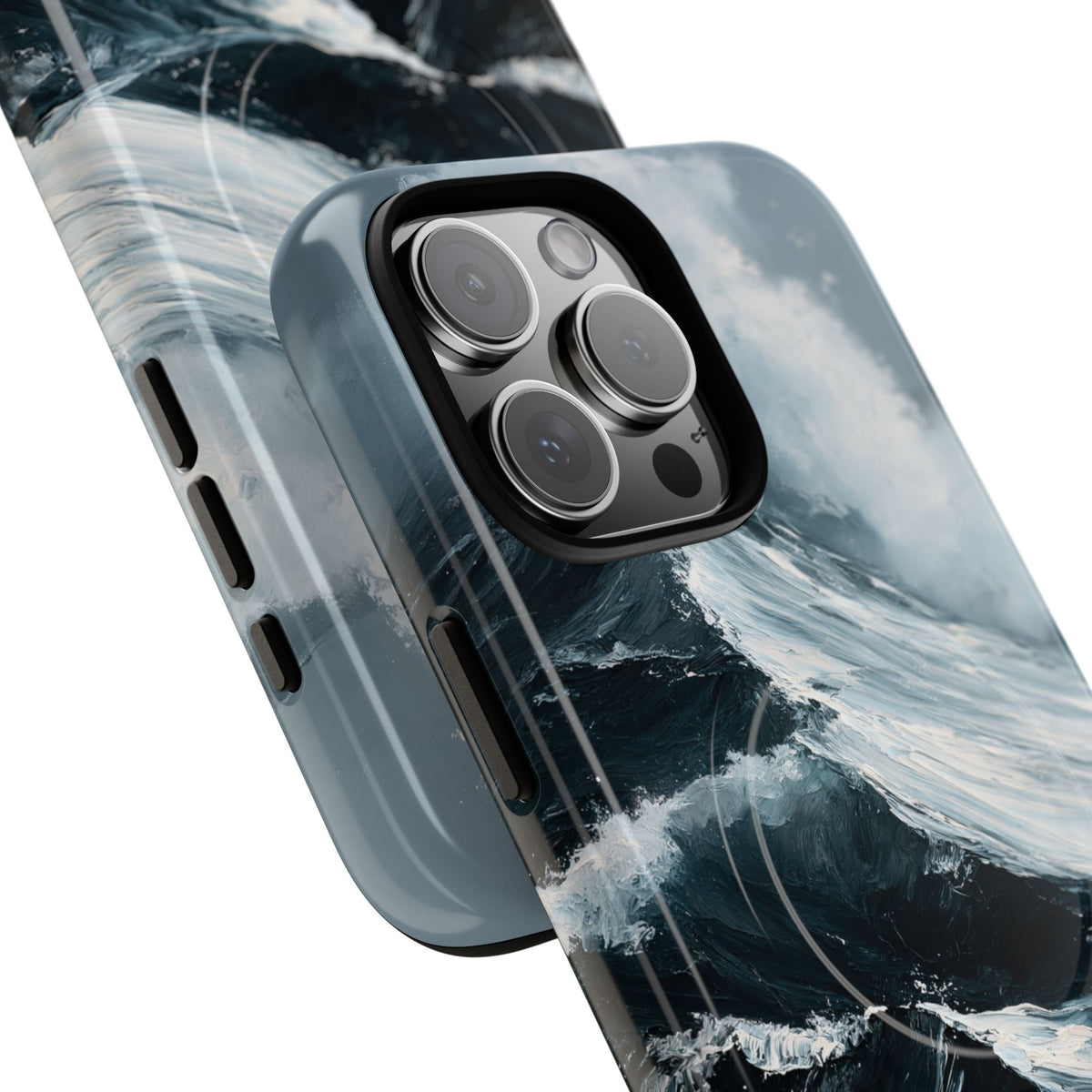 Nordic Swell · Tough 2.0 Magnetic Phone Case for iPhone · Blue