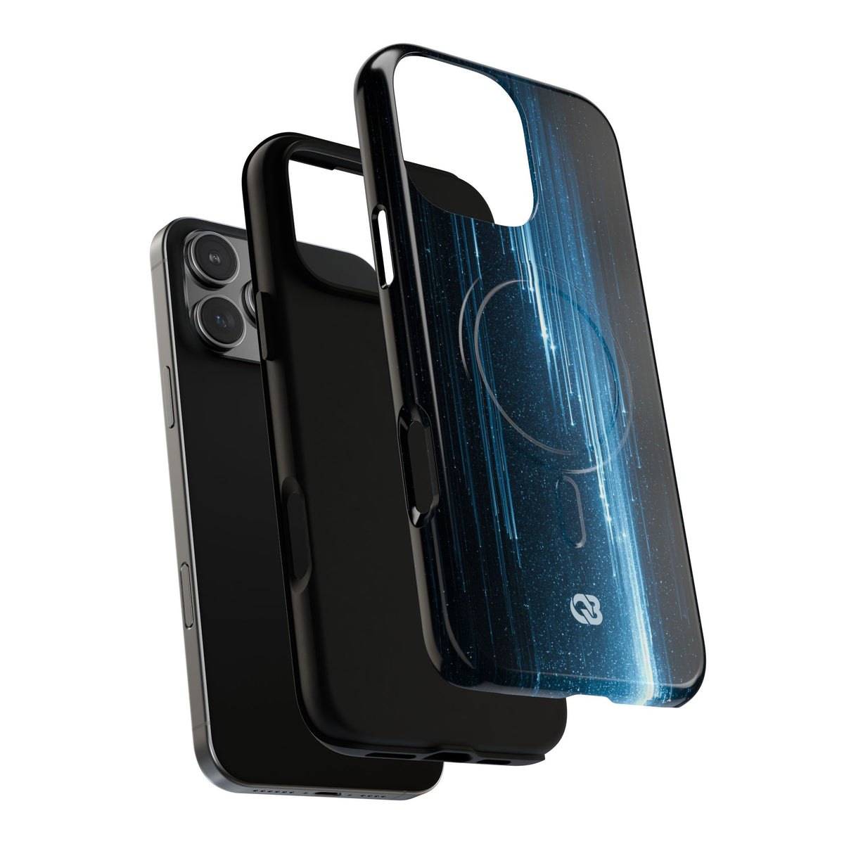 Nocturnal Cascade · Tough 2.0 Magnetic Phone Case for iPhone · Black