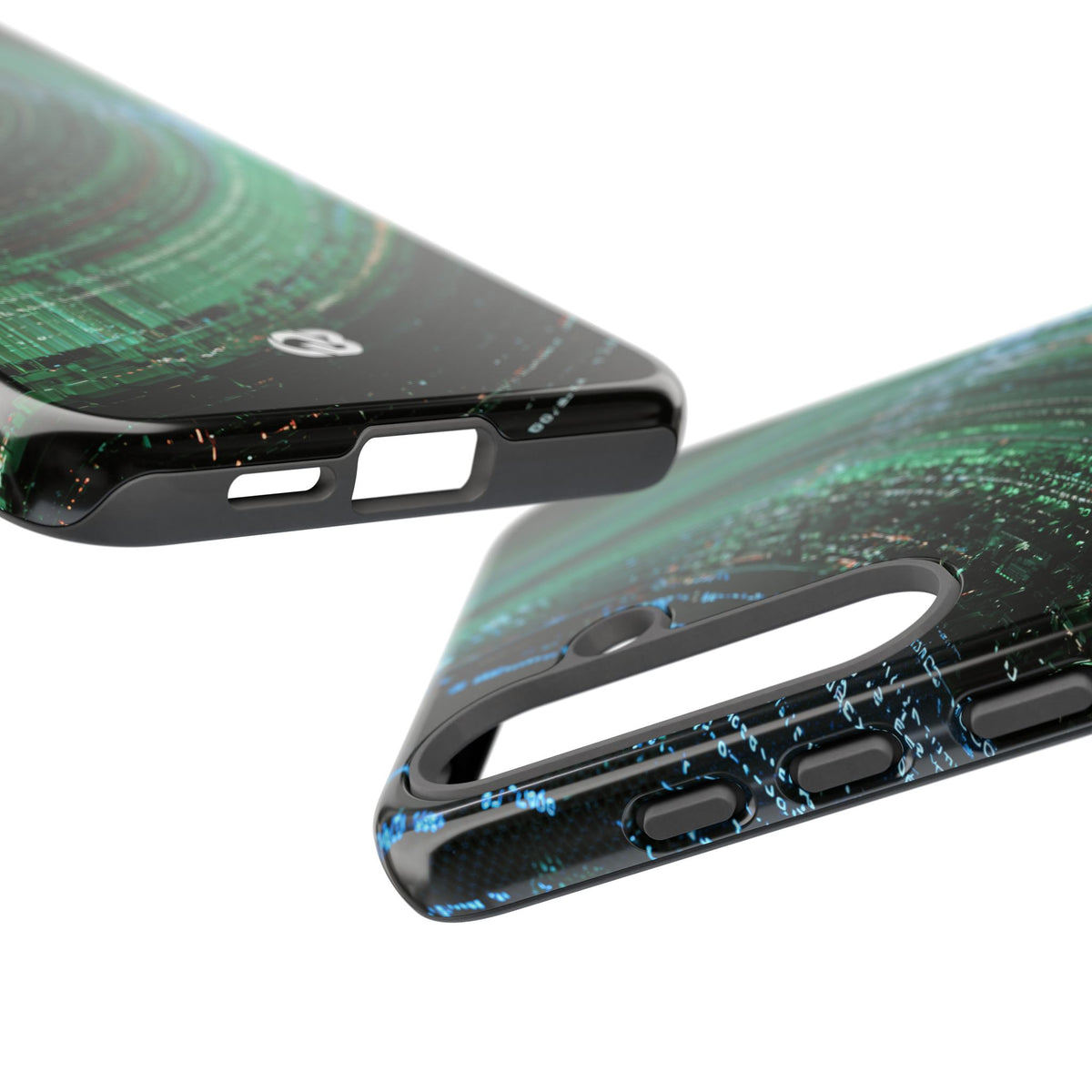 Orbital Data Stream · Tough Phone Case for Samsung · Green