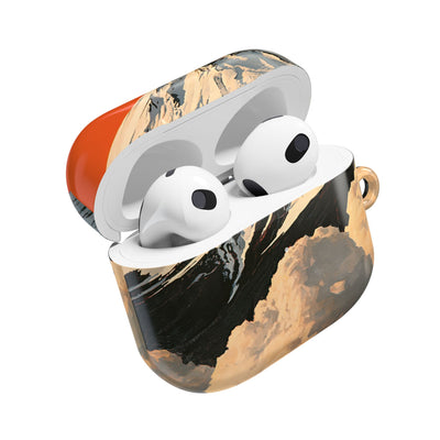 Sacred Peak Fuji · Hard Case for AirPods & AirPods Pro · Orange