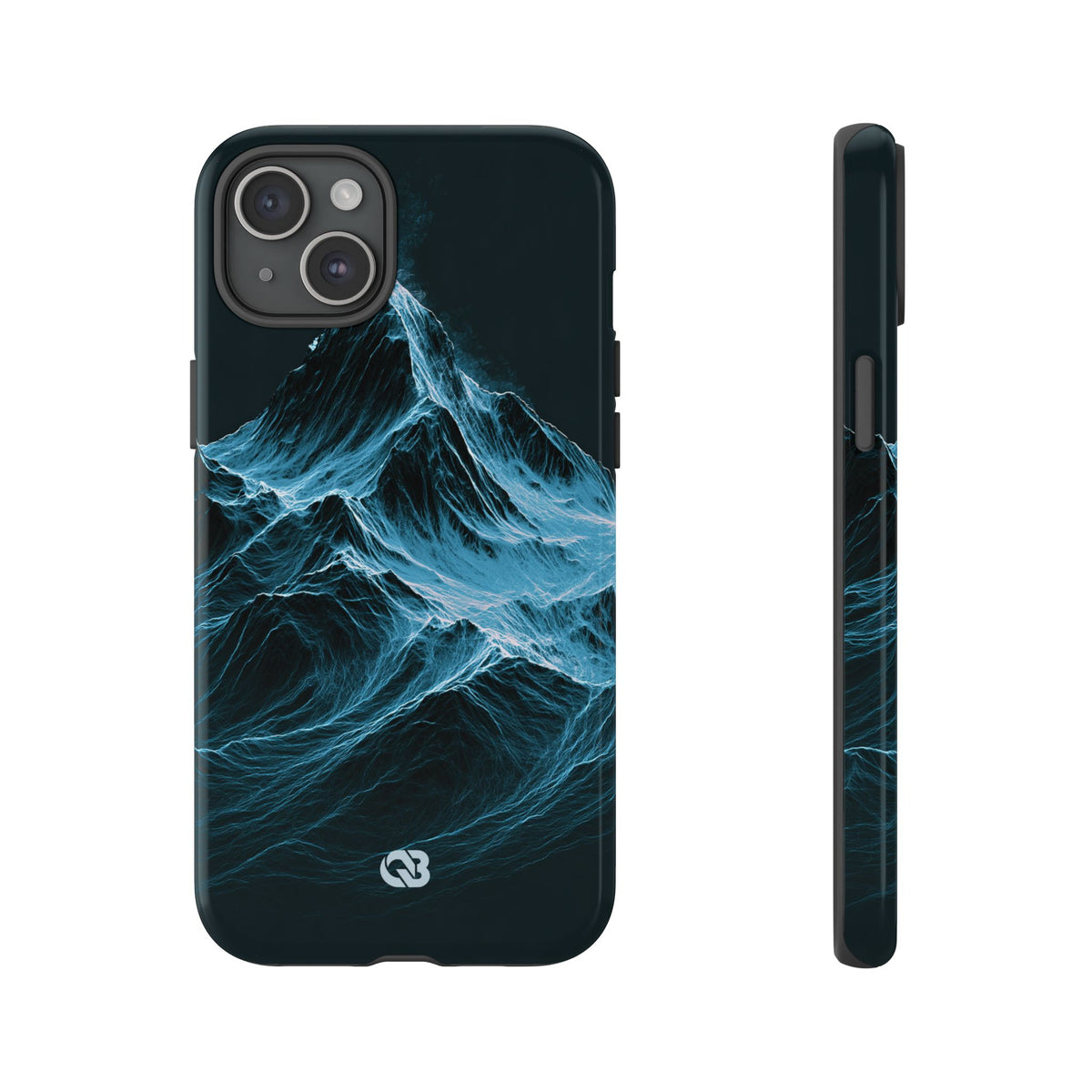 Nordic Frost Peak · Tough Phone Case for iPhone · Blue