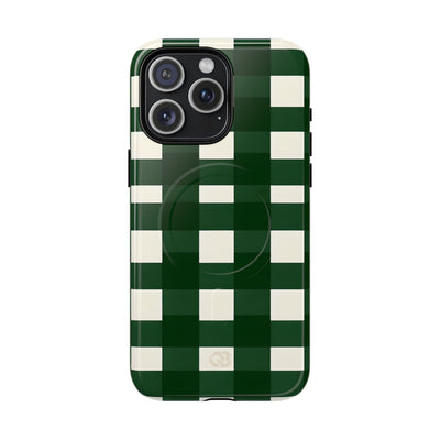 Hunter Green Plaid · Tough+ Phone Case for iPhone · Magsafe