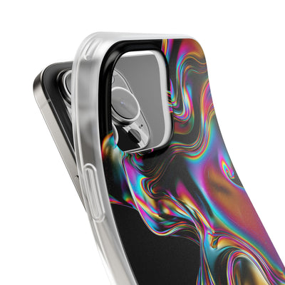 Purple Lite Phone Case for iPhone - Liquid Neon Chrome