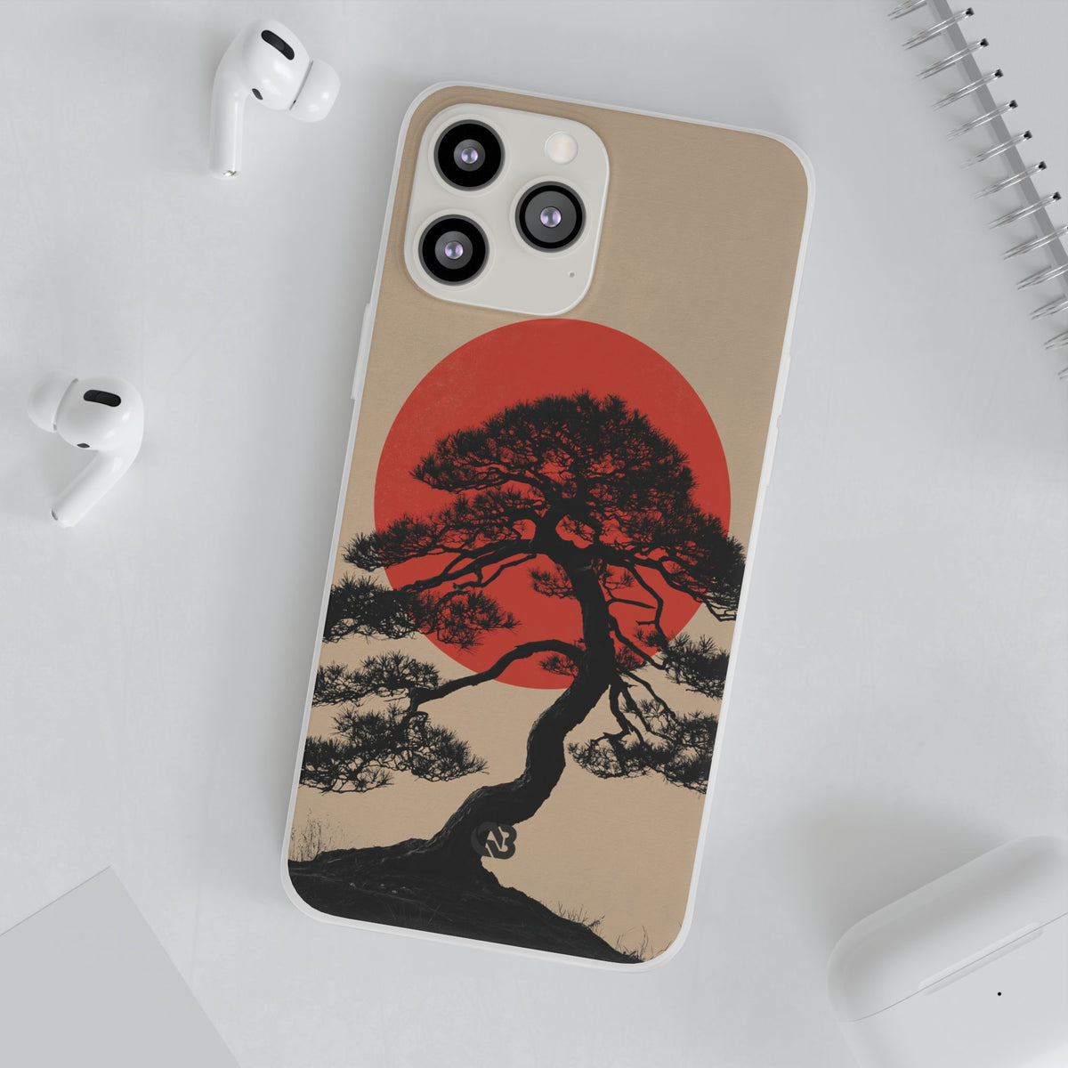 Crimson Pine Solitude · Lite Phone Case for iPhone ·  Beige