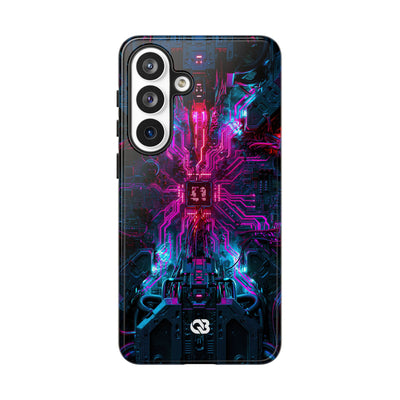 Neural Circuit Core · Tough Phone Case for Samsung · Black