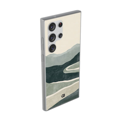 Green Lite Phone Case for Samsung - Misty Sage Valley