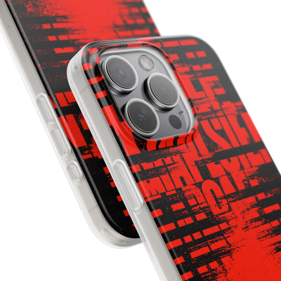 Crimson Redaction · Lite Phone Case for iPhone ·  Black