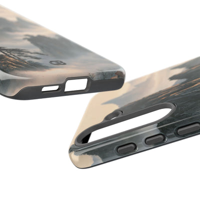 Sacred Mountain Mist · Tough Phone Case for Samsung · Beige