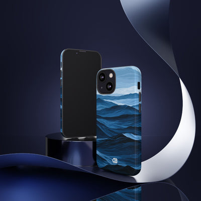 Cerulean Ridges · Tough Phone Case for iPhone · Blue