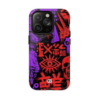 Underground Cyber Glyphs · Tough 2.0 Magnetic Phone Case for iPhone · Black