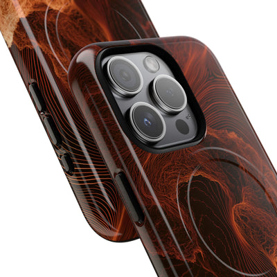 Amber Filament · Tough 2.0 Magnetic Phone Case for iPhone · Orange