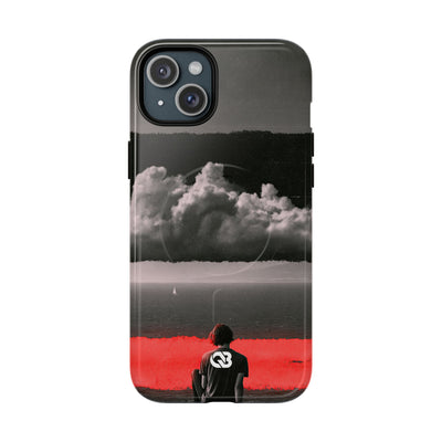 Crimson Horizon · Tough 2.0 Magnetic Phone Case for iPhone · Black