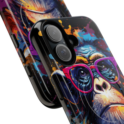 Neon Splatter Primate · Tough+ Magsafe