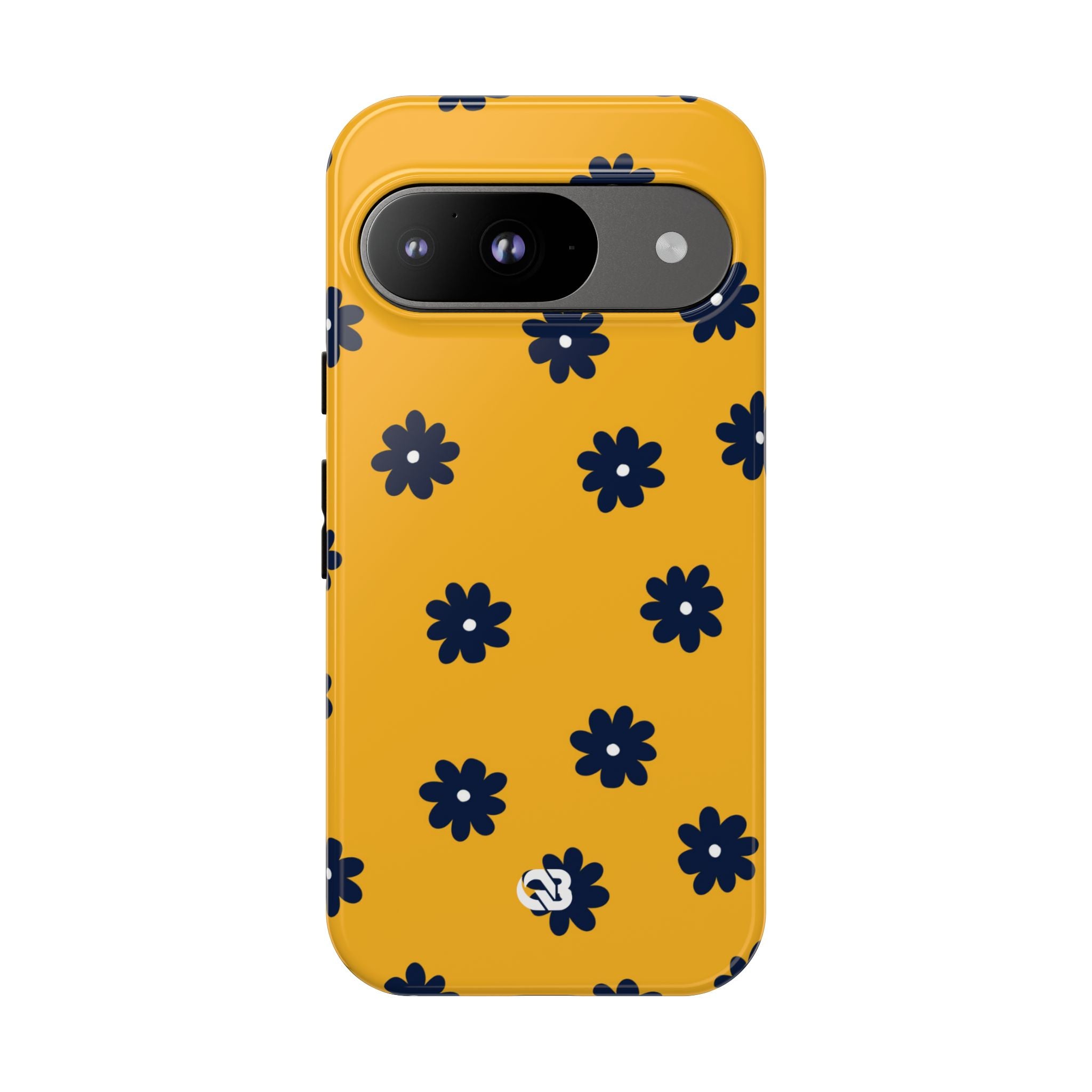 Navy Daisy Mustard · Tough Phone Case for Google Pixel