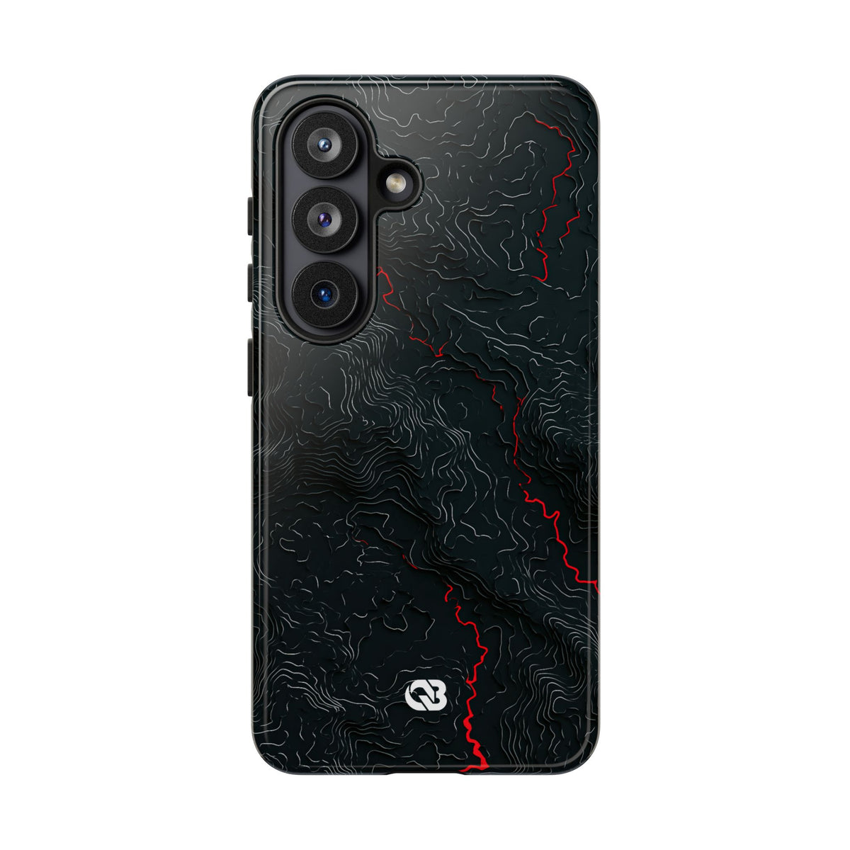 Crimson Rift · Tough Phone Case for Samsung · Black