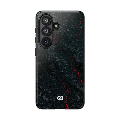 Crimson Rift · Tough Phone Case for Samsung · Black