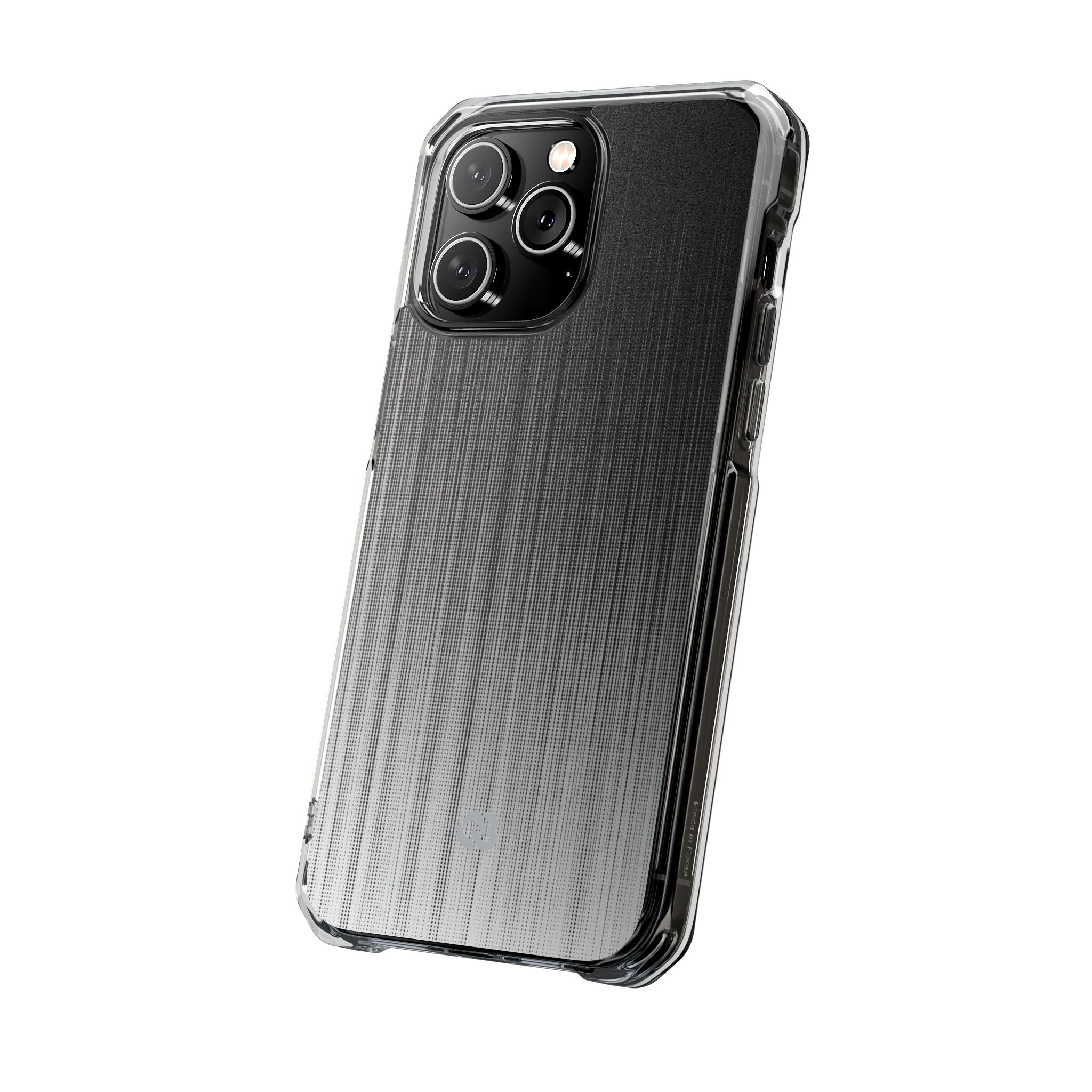 Grey Impact MagSafe Phone Case for iPhone - Static Vertical Dither
