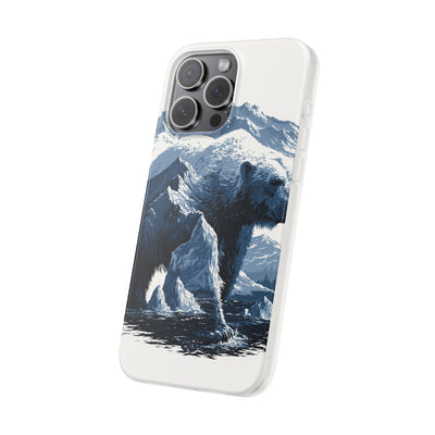 Fjord Summit Bear · Lite Phone Case for iPhone ·  Blue