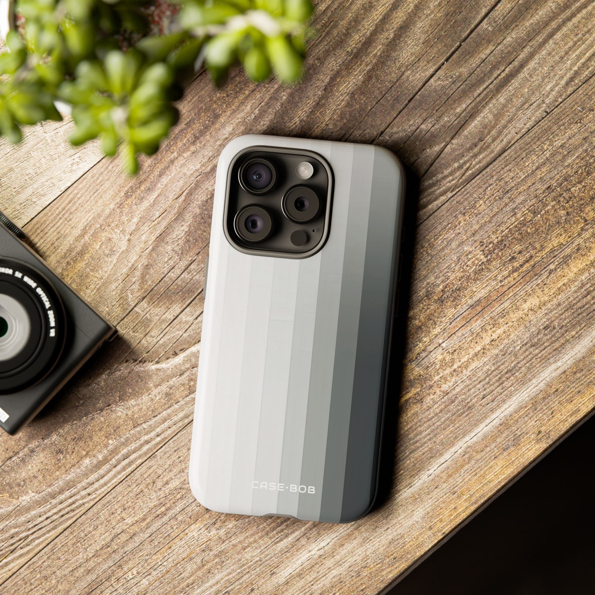 Gradient Bands iPhone 15 Pro Case - Tough