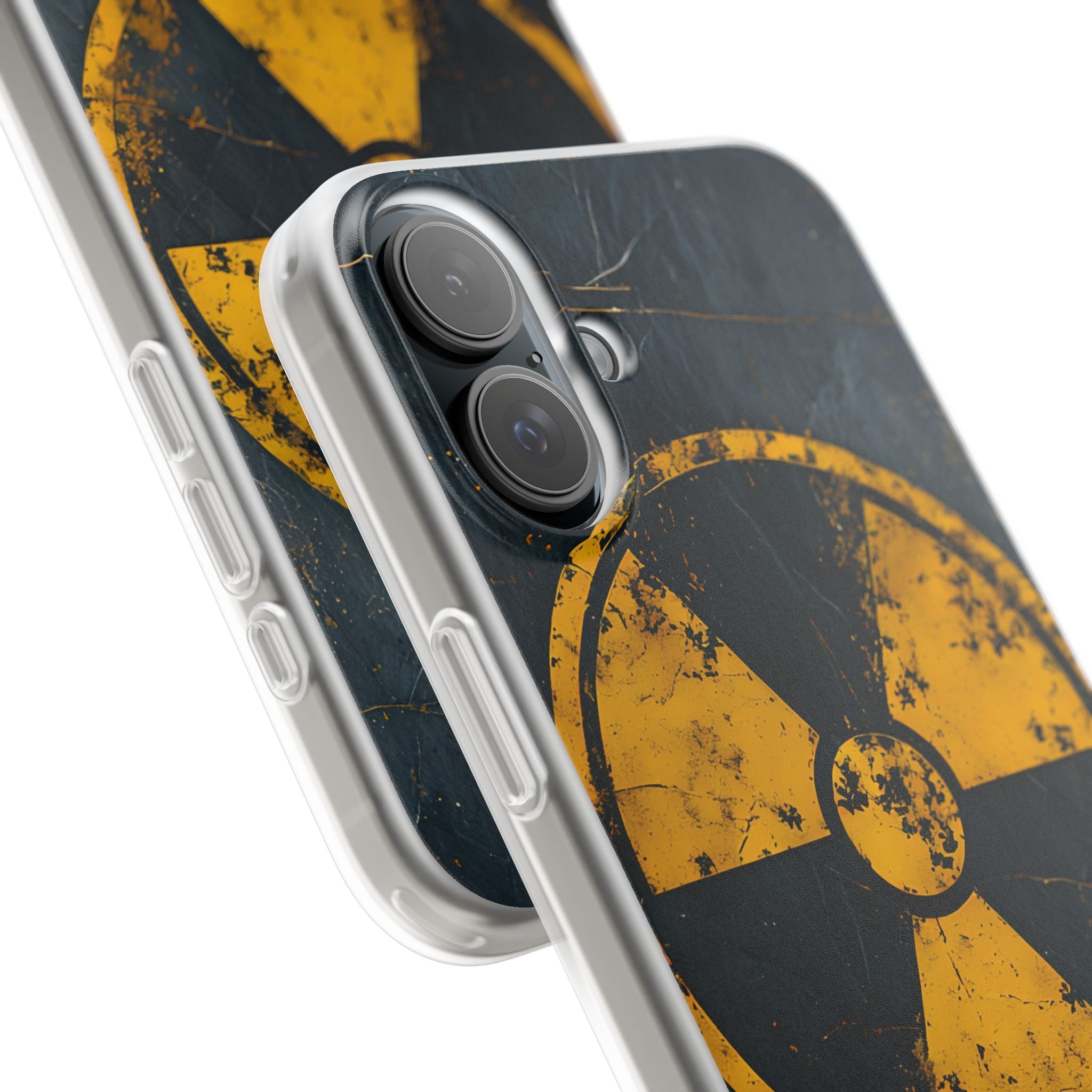 Industrial Decay Warning · Soft Phone Case for iPhone