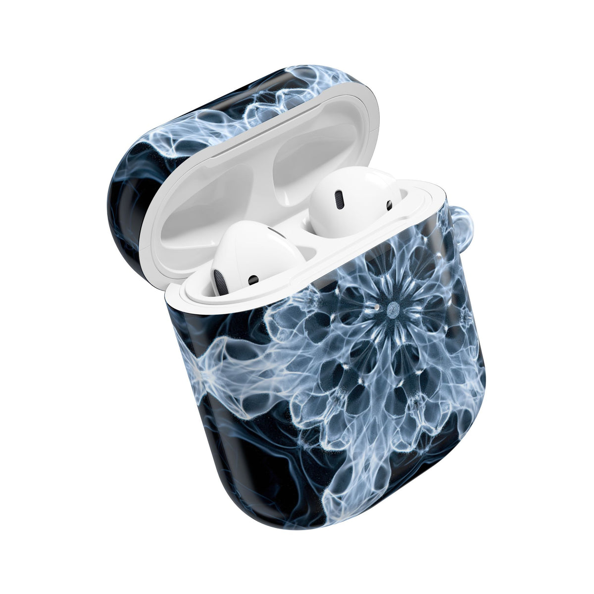 Orbital Radial Nebula · Hard Case for AirPods & AirPods Pro · Black