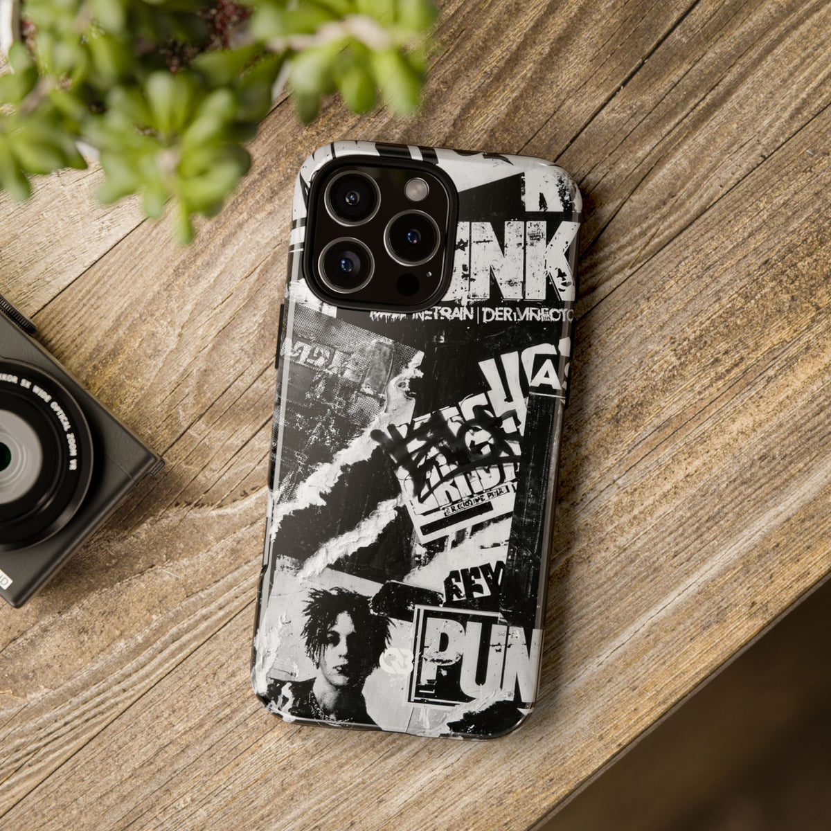 Underground Punk Collage · Tough Phone Case for iPhone · Black