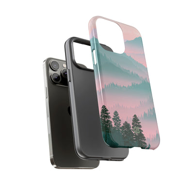 Teal Tough Phone Case for iPhone - Alpine Mist Teal