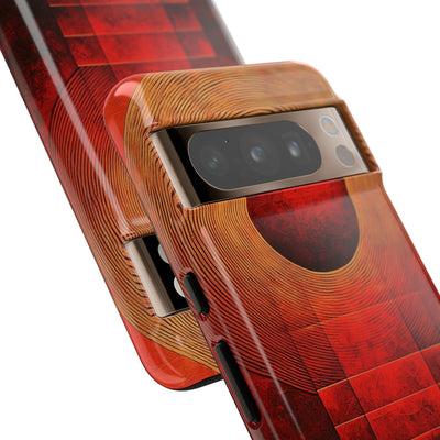 Crimson Solar Halo · Tough Phone Case for Google Pixel