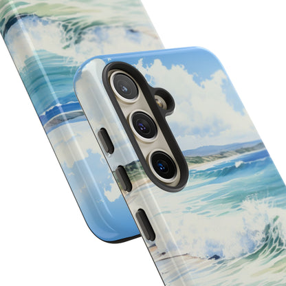 Foamy Wave Breeze Samsung S24 Case - Tough