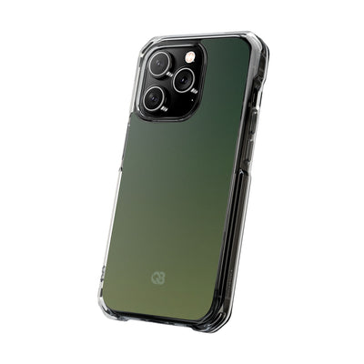 Green Impact MagSafe Phone Case for iPhone - Shadow Moss Grain
