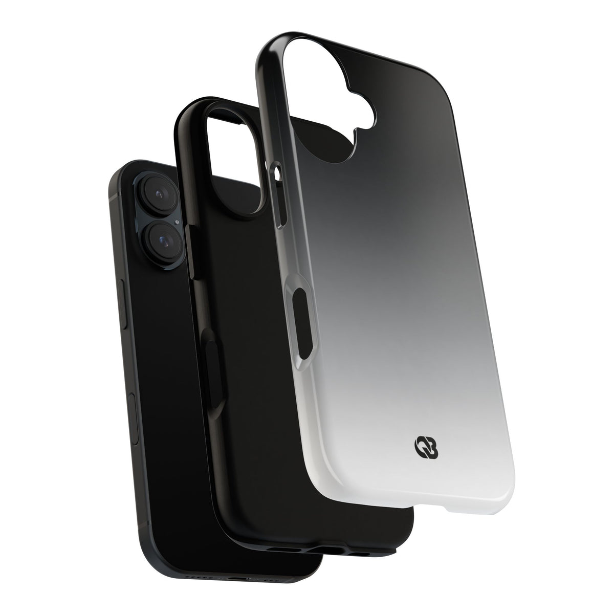Noir Ombre Fade · Tough Phone Case for iPhone · Black