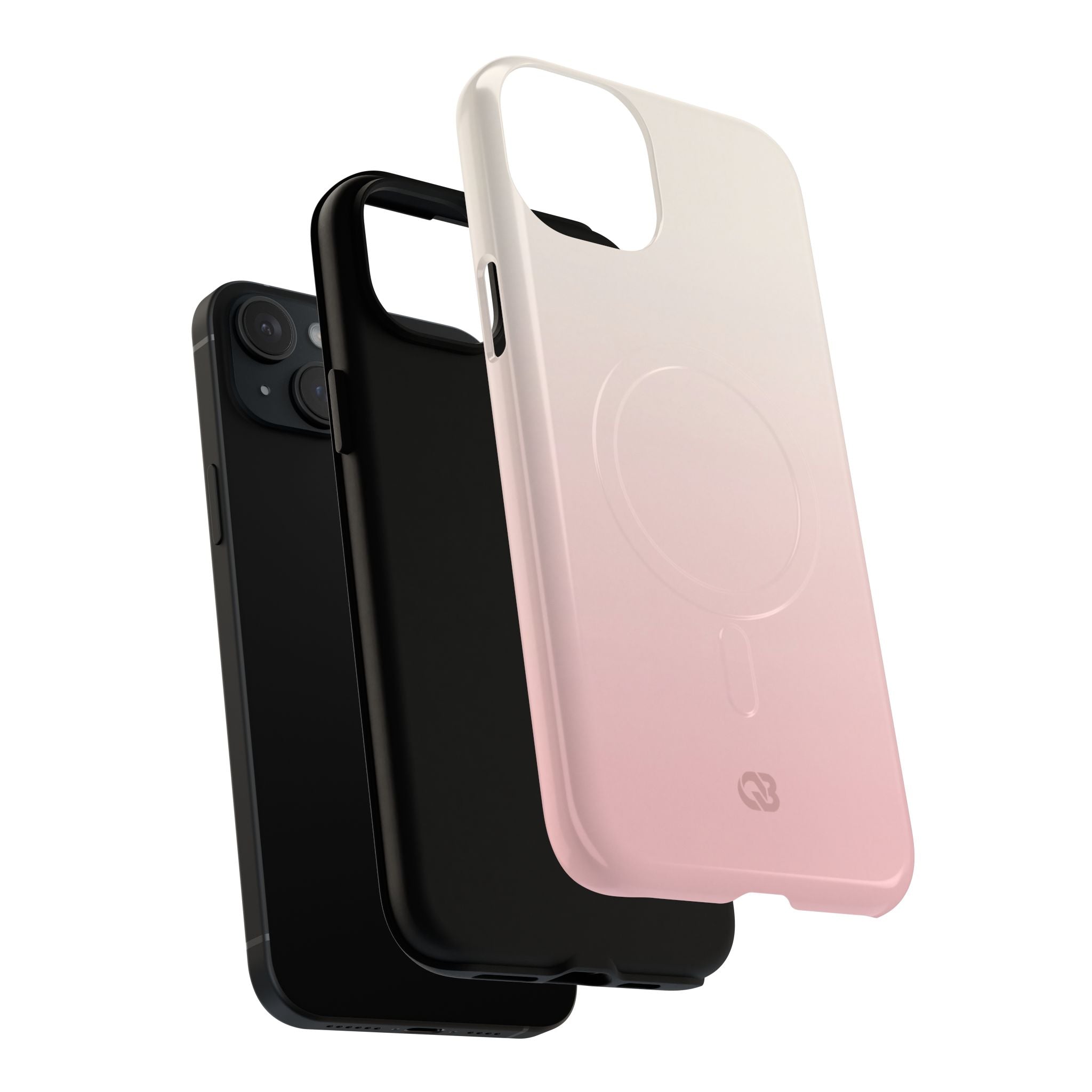 Pink Tough 2.0 Magsafe Phone Case for iPhone - Frosted Blush Horizon