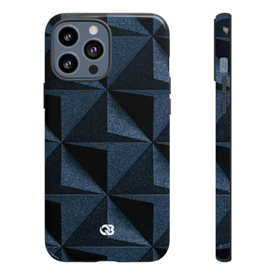 Faceted Slate · Tough Phone Case for iPhone · Blue