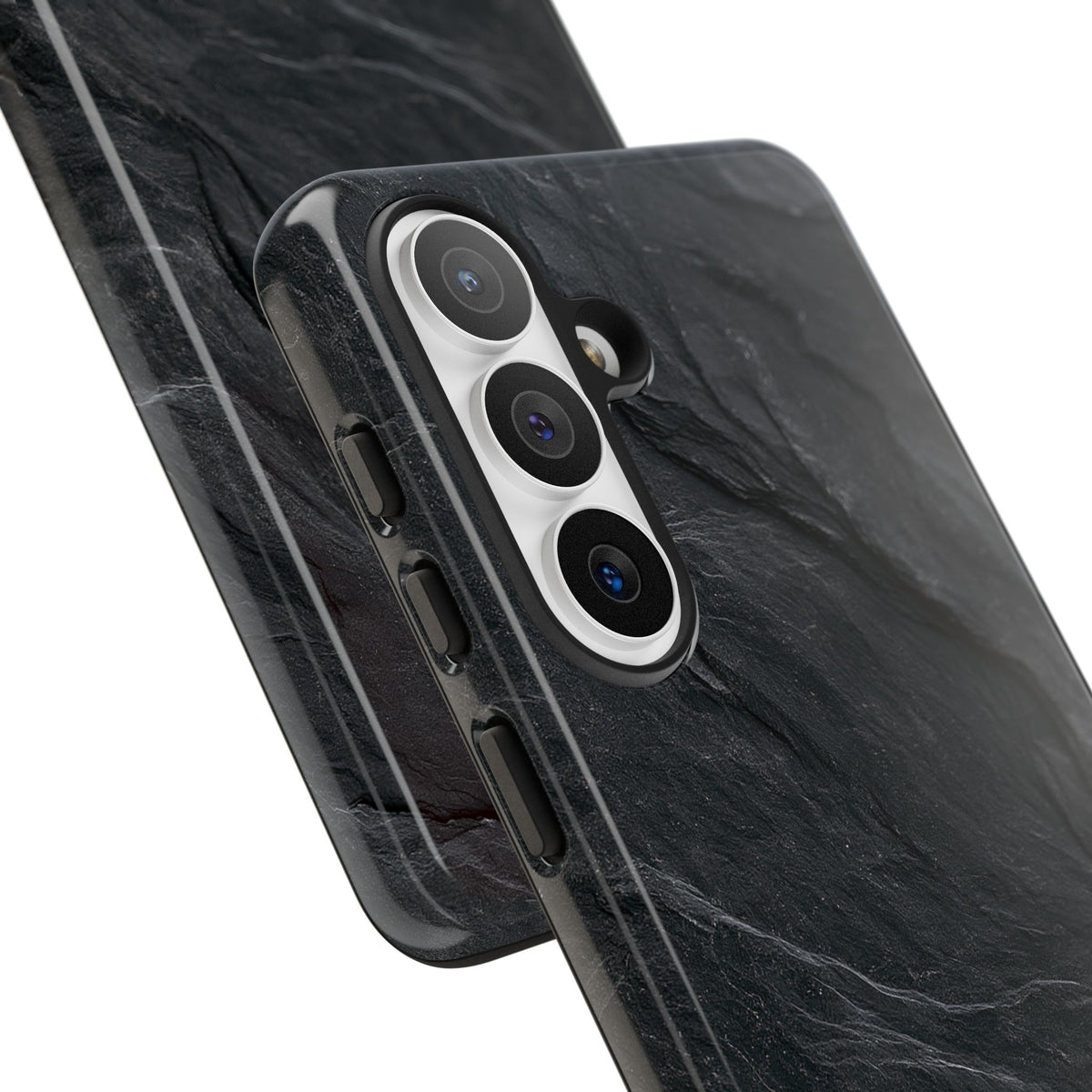 Dark Slate Strata · Tough Phone Case for Samsung · Black