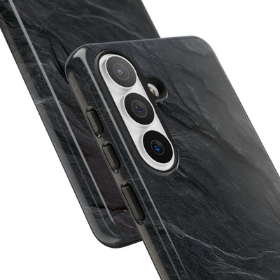 Dark Slate Strata · Tough Phone Case for Samsung · Black