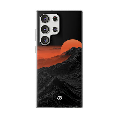 Solar Ridge Mesh · Lite Phone Case for Samsung · Black