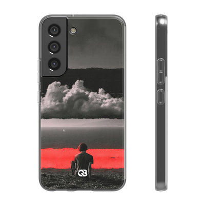 Crimson Horizon · Lite Phone Case for Samsung · Black