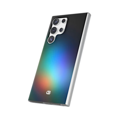 Black Lite Phone Case for Samsung - Electric Prism Grain
