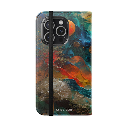 Solar Orbit Orange - iPhone 15 Pro Cover - Pung