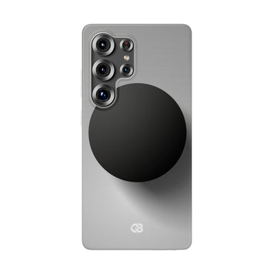 Grey Lite Phone Case for Samsung - Matte Onyx Sphere