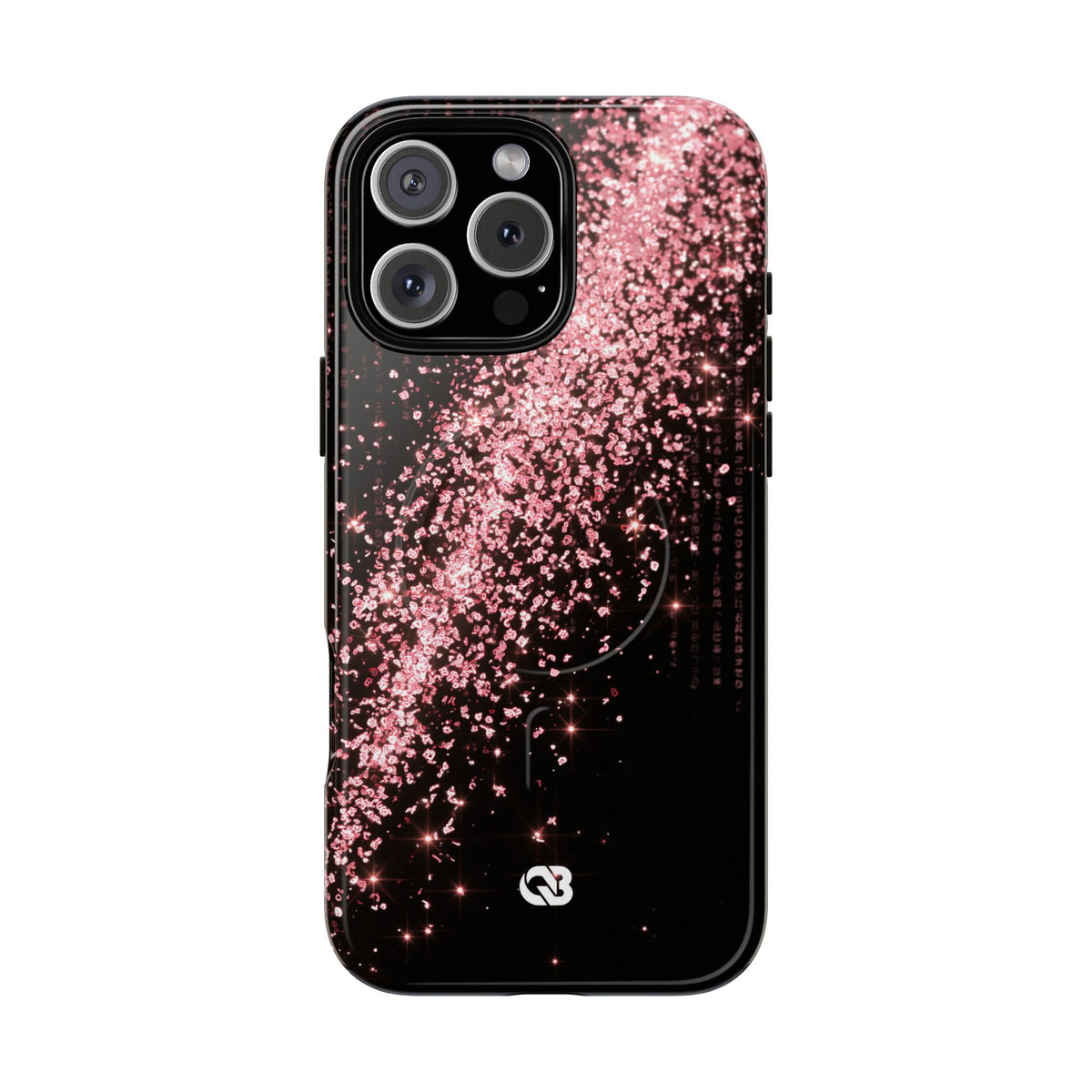 Rose Digital Cascade · Tough 2.0 Magnetic Phone Case for iPhone · Pink