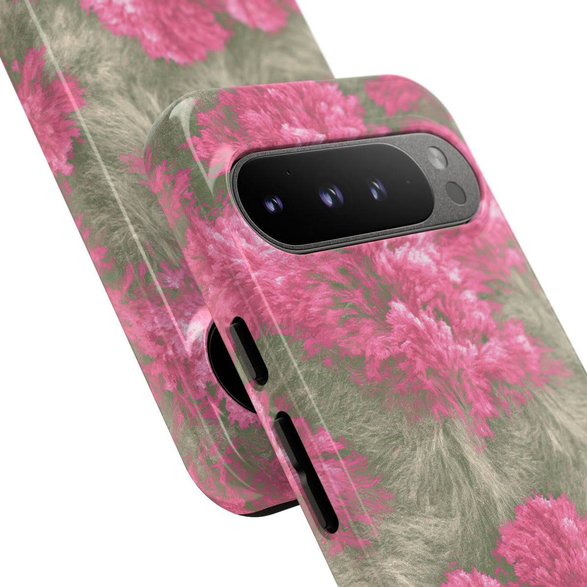 Digital Blossom · Tough Phone Case for Pixel ·  Pink