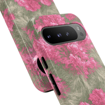 Digital Blossom · Tough Phone Case for Pixel ·  Pink