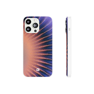 Luminous Aura Burst · Lite Phone Case for iPhone ·  Blue