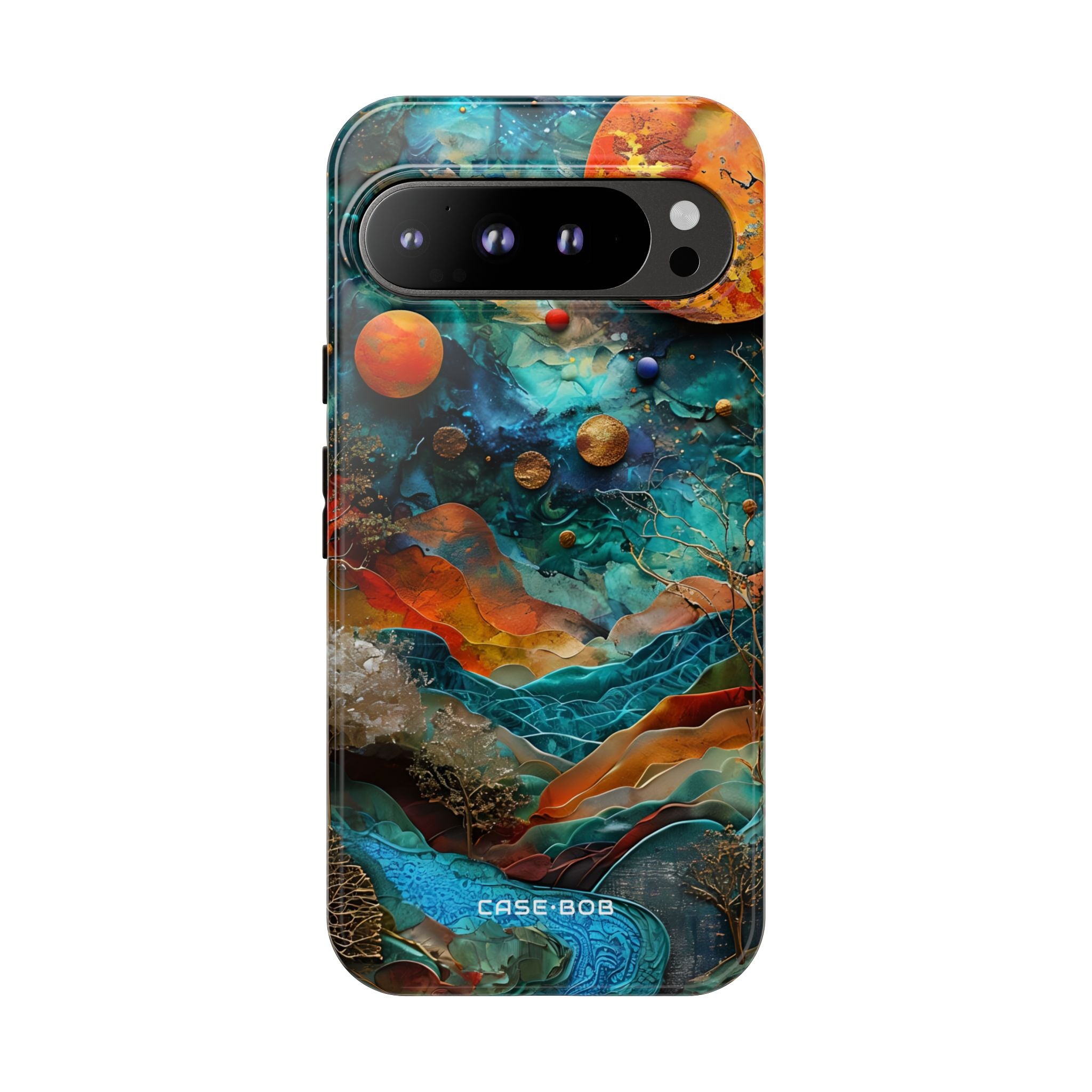 Celestial Ember Google Pixel 9 Pro XL Case - Tough